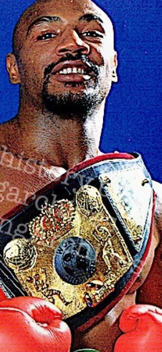 WBA, WBC, IBF, and The Ring Middleweight Champion Belt Marvin Hagler.