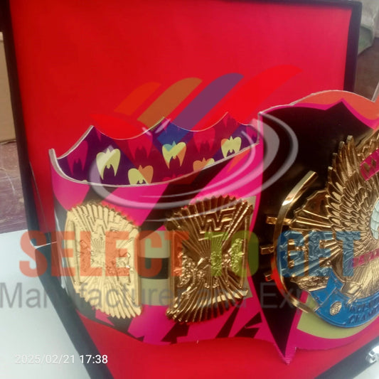 WWF/WWE Ultimate Warrior Winged Eagle Wrestling Championship Belt.