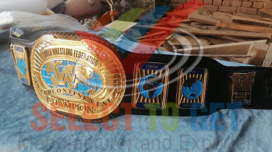 WWF INTERCONTINENTAL CHAMPION OVAL BLOCK LOGO BELT