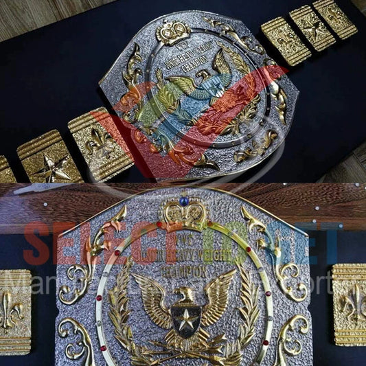 WWF INTERNATIONAL HEAVY WEIGHT & WWF Junior Heavyweight championship belt A++