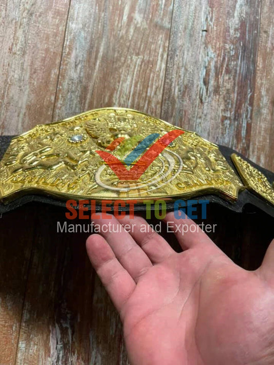 CWA & World Heavyweight Wrestling Championship Belt.
