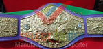 WWWF Bob Backlund Championship Wrestling Belt Purple, Red color Strap.