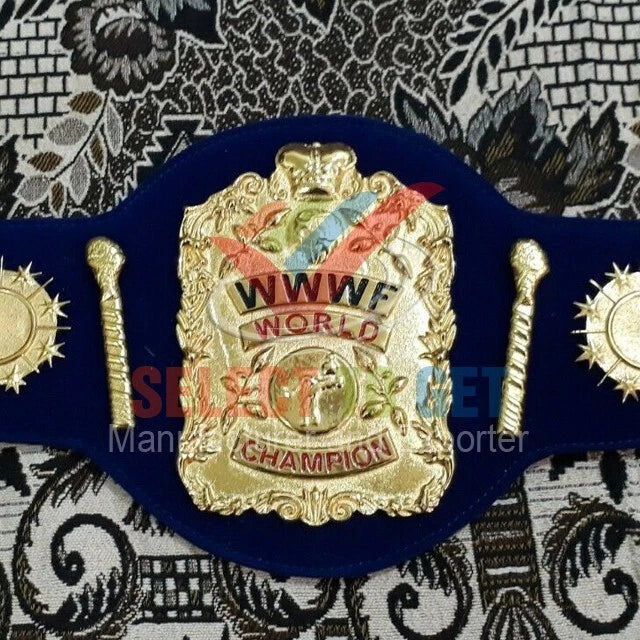 WWWF Bruno Sammartino Championship Wrestling Belt Adult Size (Select To Get).