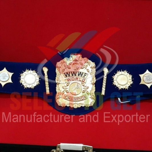 WWWF Bruno Sammartino Championship Wrestling Belt Adult Size (Select To Get).
