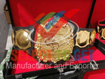 NWA United National Championship Engraving 3D Belt.