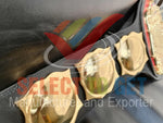 NWA United National Championship Engraving 3D Belt.