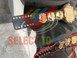 NWA United National Championship Engraving 3D Belt.