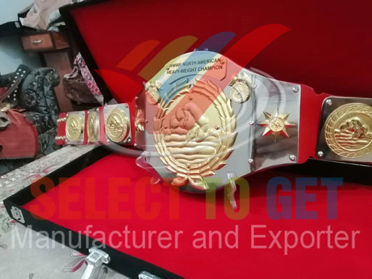 WWWF NORTH AMERICAN HEAVY-WEIGHT CHAMPION BELTS.