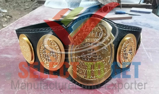 WA World Tag Team Mid-Atlantic & Georgia Version Championship Belt 1970s.