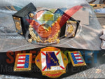 USWA Old School World American Wrestling Championship Belt.