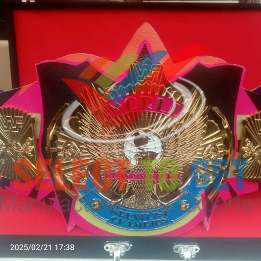 WWF/WWE Ultimate Warrior Winged Eagle Wrestling Championship Belt.