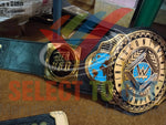 The Jey USO Intercontinental & The United States Championship Belts.