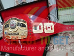 NWA Worlds Heavyweight Wrestling Champion Belt Red Strap.