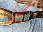 WWF INTERCONTINENTAL CHAMPION OVAL BLOCK LOGO BELT