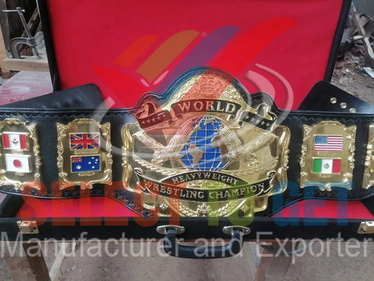 Andre The Giant WWF World Heavyweight Wrestling Championship Belt 4 MM Zinc.