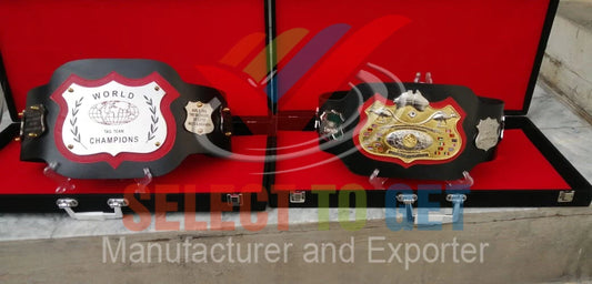The Fabulous Kangaroos Tag-Team Champion Wrestling Holders Belt.