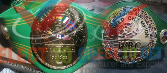 WBC & WBC Adidas Heavyweight Championship Belt 1970's Muhammad Ali Bets