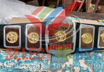 American Wrestling World Tag Team Wrestling Championship Belt Old Trophy Belt.