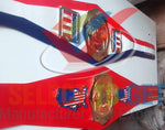 THE NWA WORLD JUNIOR HEAVYWEIGHT WRESTLING CHAMPIONSHIP BELT.