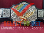 NWA World Tag Team Championship Belt. Brass & All Plates Silver Eagle Gold.