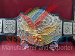 NWA World Tag Team Championship Belt. Brass & All Plates Silver Eagle Gold.