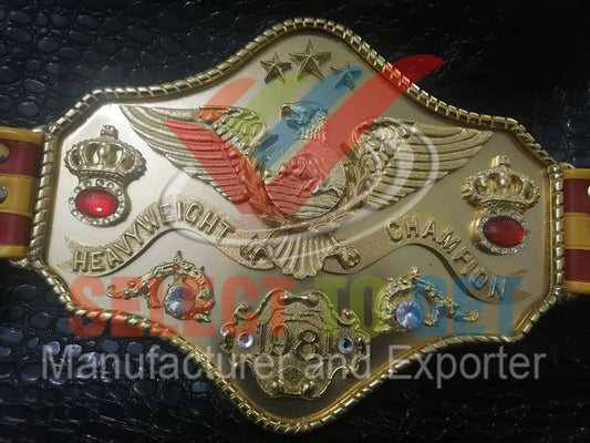 Rocky Thunder lips Commemorative Belt.