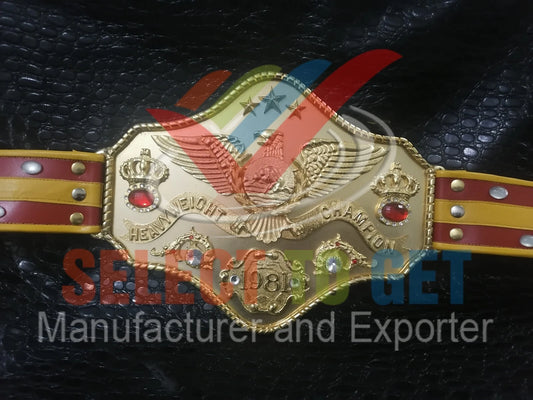 Rocky Thunder lips Commemorative Belt.