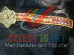 Rocky Thunder lips Commemorative Belt.