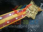 Rocky Thunder lips Commemorative Belt.