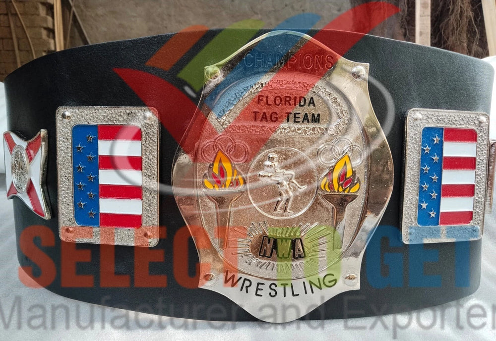 NAW FLORIDA TAG TEAM WRSTLING CHAMPIONS BELT.