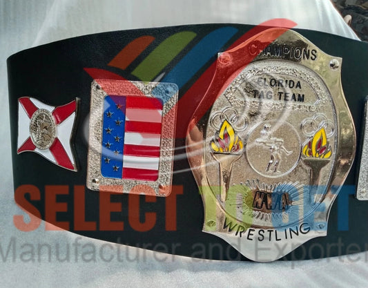 NAW FLORIDA TAG TEAM WRSTLING CHAMPIONS BELT.
