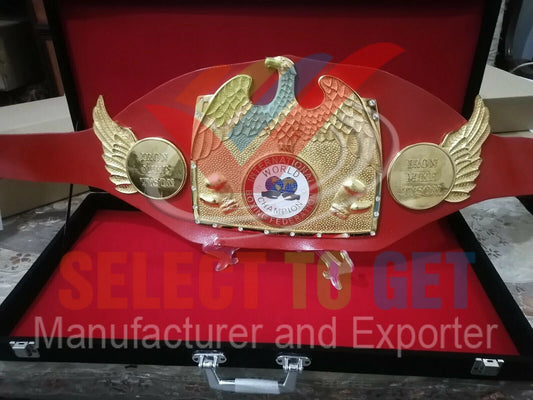 IBF World Boxing Old School Trophy Championship Belt