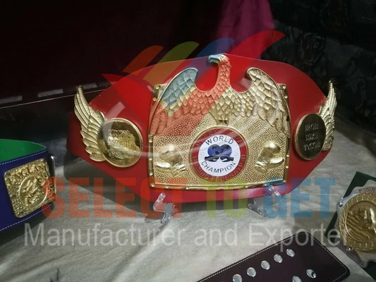 IBF World Boxing Old School Trophy Championship Belt