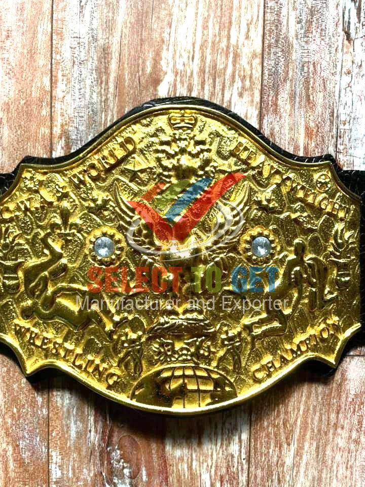 CWA & World Heavyweight Wrestling Championship Belt.