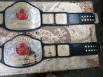 The 84 WWF OLD CLASSIC TAG-TEAM WRESTLING CHAMPIONSHIP BELT. (SAME TWO BELTS )