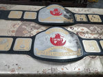 The 84 WWF OLD CLASSIC TAG-TEAM WRESTLING CHAMPIONSHIP BELT. (SAME TWO BELTS )