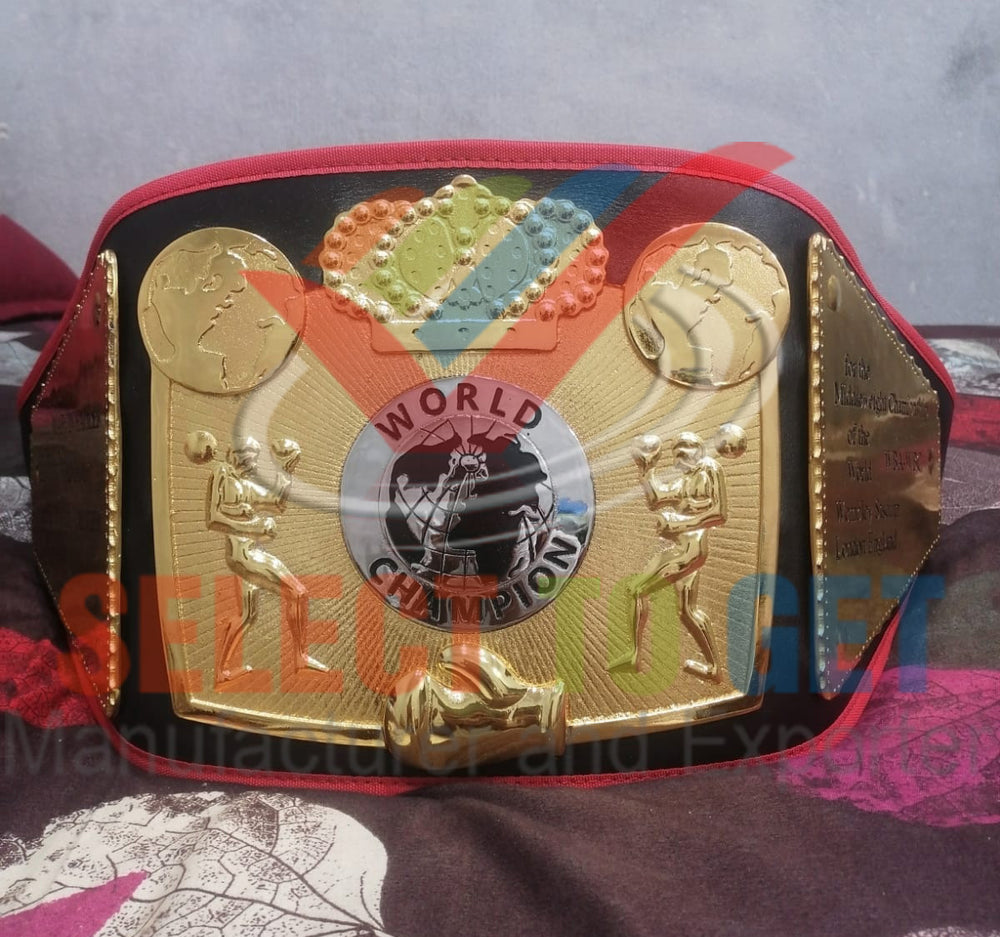 WBA, WBC, IBF, and The Ring Middleweight Champion Belt Marvin Hagler.
