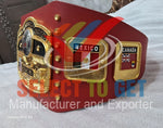 NWA Mid-Atlantic Worlds Heavyweight Wrestling Champion Belt Red Strap.