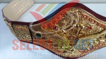 WWWF Bob Backlund Championship Wrestling Belt Red Strap.