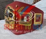 NWA Mid-Atlantic Worlds Heavyweight Wrestling Champion Belt Red Strap.