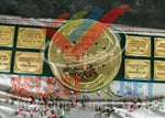 BIG GREEN WORLDWIDE WRESTLING HEAVYWEIGHT CHAMPION BELT 24 K GOLD .