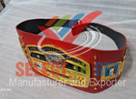 NWA Mid-Atlantic Worlds Heavyweight Wrestling Champion Belt Red Strap.