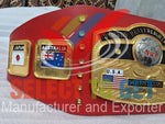 NWA Mid-Atlantic Worlds Heavyweight Wrestling Champion Belt Red Strap.