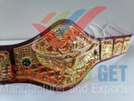 WWWF Bob Backlund Championship Wrestling Belt Red Strap.